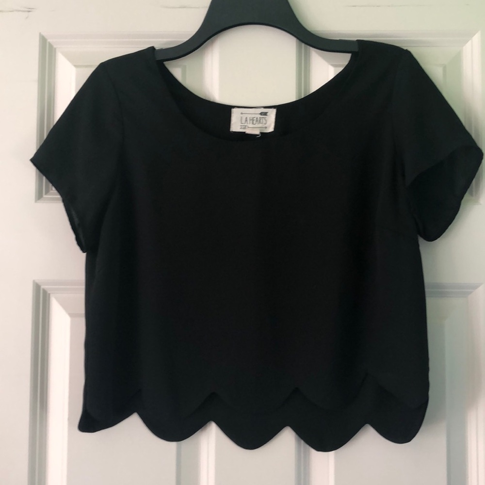 LA Heart Crop Top
